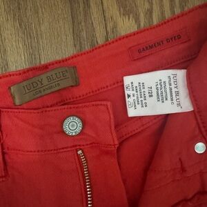 Judy Blue Vibrant Red Jeans